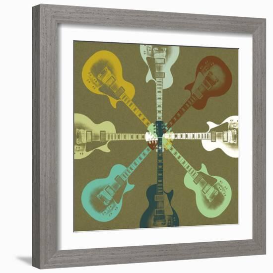 Guitars 3-Stella Bradley-Framed Giclee Print