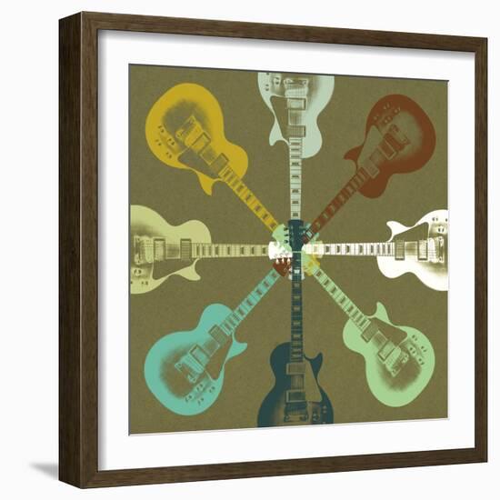 Guitars 3-Stella Bradley-Framed Giclee Print