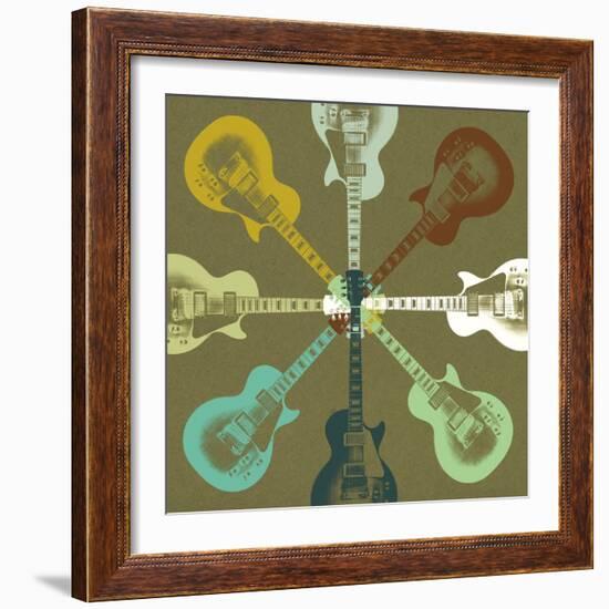 Guitars 3-Stella Bradley-Framed Giclee Print