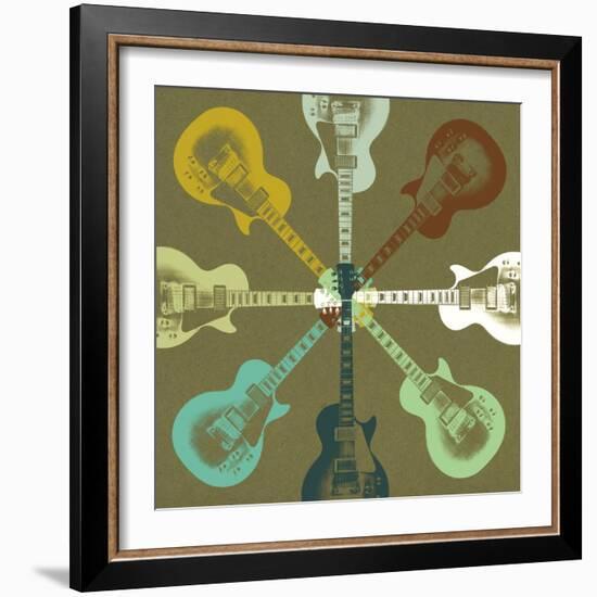 Guitars 3-Stella Bradley-Framed Giclee Print