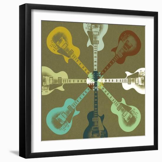 Guitars 3-Stella Bradley-Framed Giclee Print