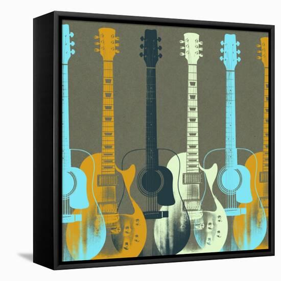 Guitars 5-Stella Bradley-Framed Premier Image Canvas