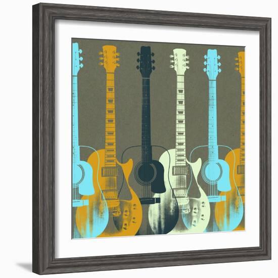 Guitars 5-Stella Bradley-Framed Premium Giclee Print