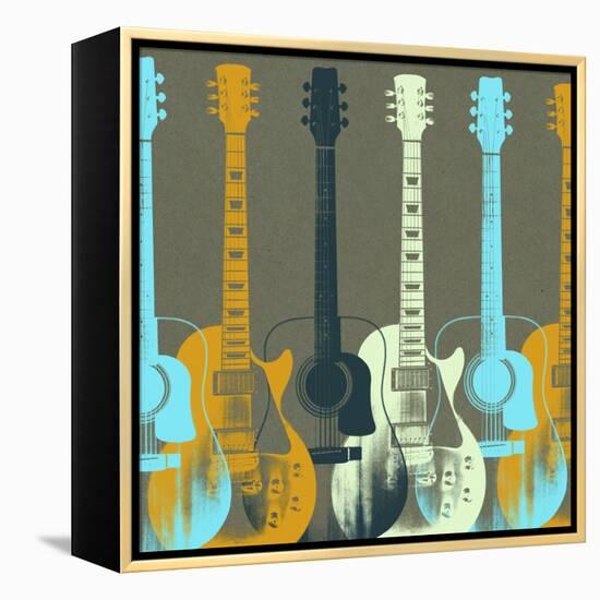 Guitars 5-Stella Bradley-Framed Premier Image Canvas