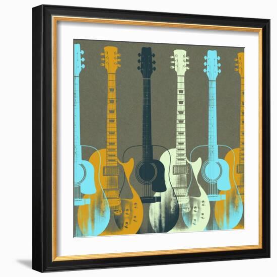 Guitars 5-Stella Bradley-Framed Giclee Print