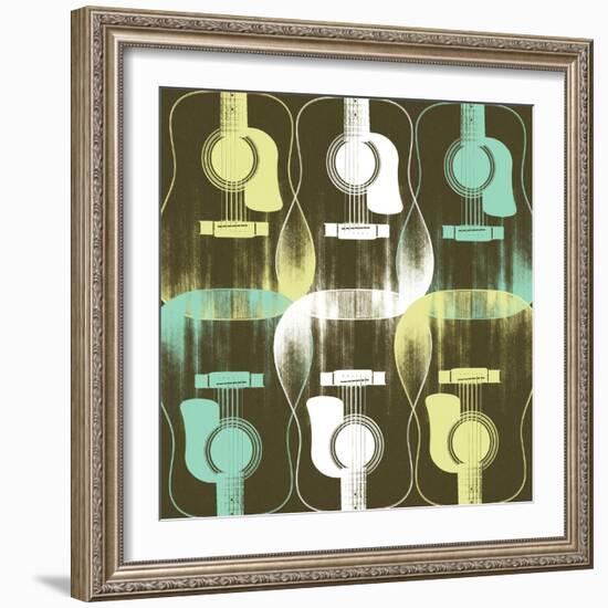 Guitars 7-Stella Bradley-Framed Giclee Print