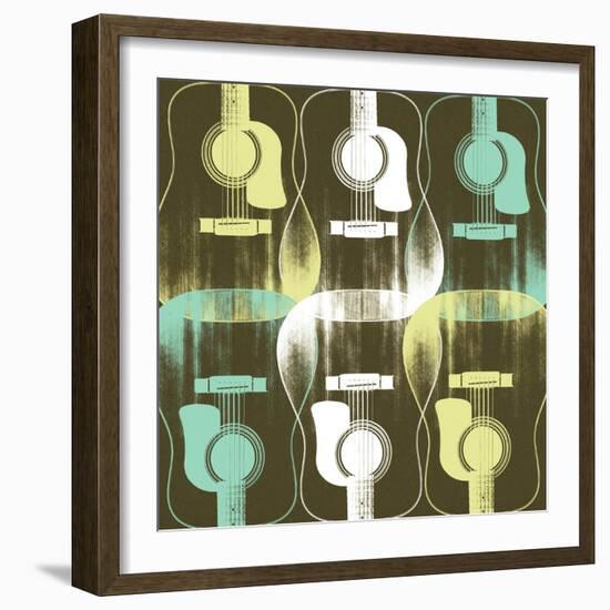 Guitars 7-Stella Bradley-Framed Giclee Print