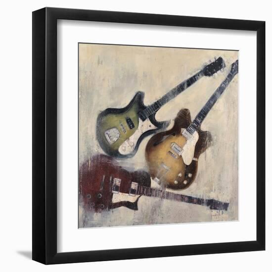 Guitars I-Joseph Cates-Framed Art Print