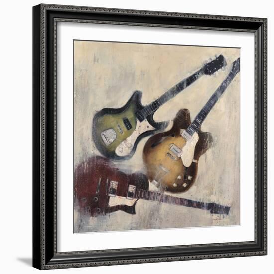 Guitars I-Joseph Cates-Framed Art Print