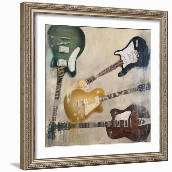 Guitars II-Joseph Cates-Framed Art Print