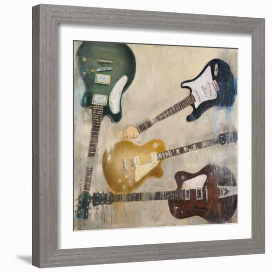 Guitars II-Joseph Cates-Framed Art Print