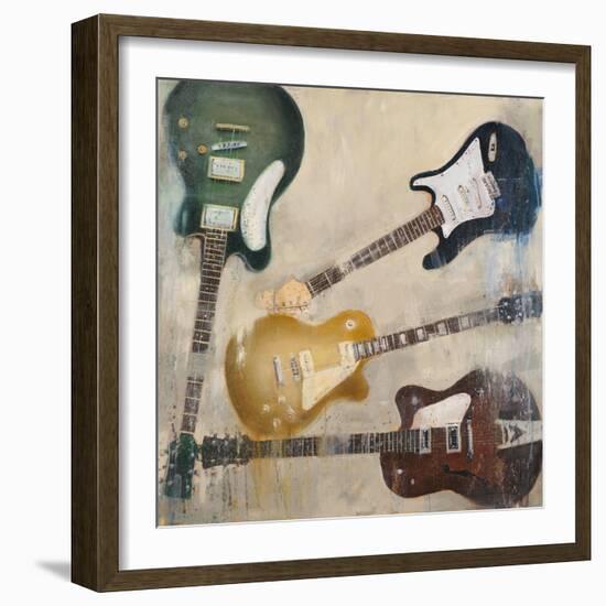 Guitars II-Joseph Cates-Framed Art Print