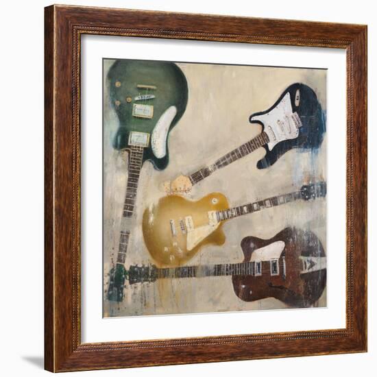 Guitars II-Joseph Cates-Framed Art Print