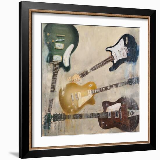 Guitars II-Joseph Cates-Framed Art Print