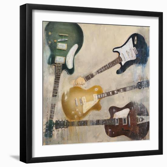 Guitars II-Joseph Cates-Framed Art Print