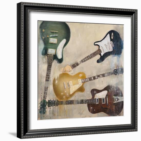 Guitars II-Joseph Cates-Framed Art Print