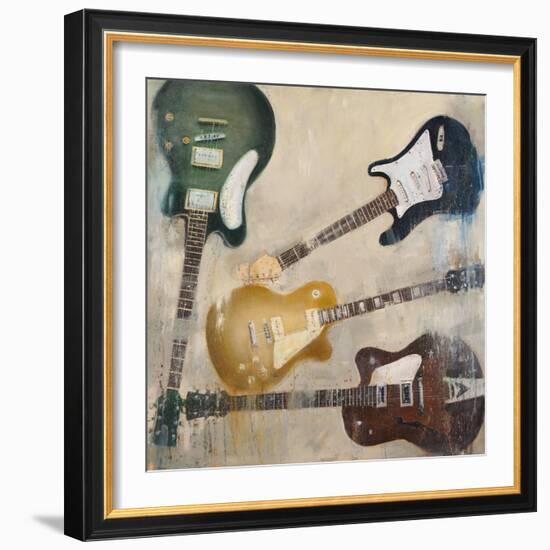 Guitars II-Joseph Cates-Framed Art Print