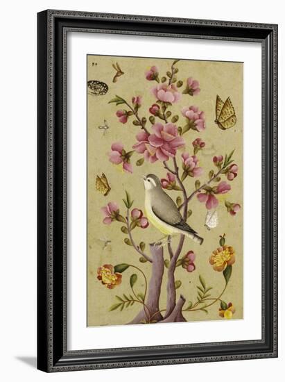 Gul-O Bulbul, Qajar Persia 19th Century-null-Framed Giclee Print