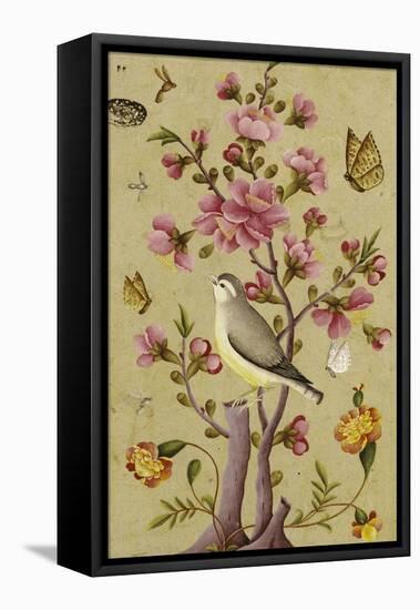 Gul-O Bulbul, Qajar Persia 19th Century-null-Framed Premier Image Canvas