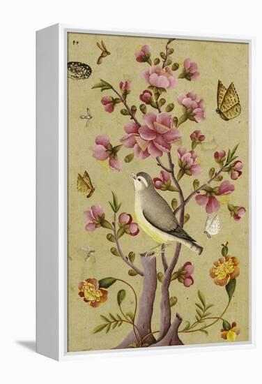 Gul-O Bulbul, Qajar Persia 19th Century-null-Framed Premier Image Canvas