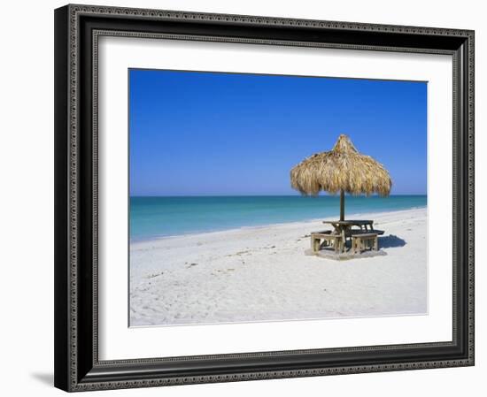 Gulf Coast Beach, Longboat Key, Florida, USA-Fraser Hall-Framed Photographic Print