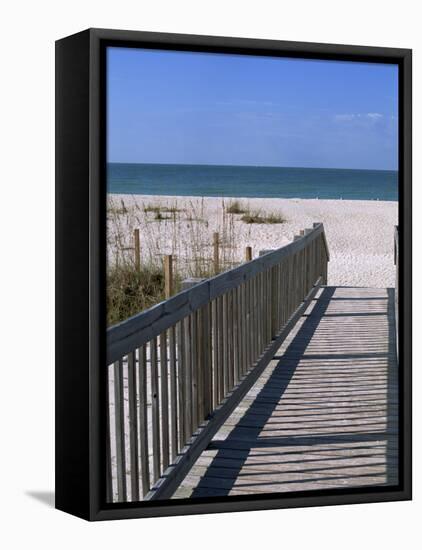 Gulf Coast, Longboat Key, Florida, United States of America, North America-Fraser Hall-Framed Premier Image Canvas