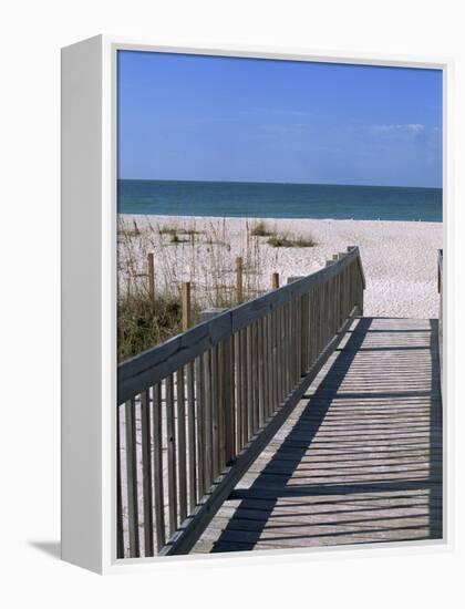 Gulf Coast, Longboat Key, Florida, United States of America, North America-Fraser Hall-Framed Premier Image Canvas