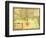 Gulf Coast of the United States - Panoramic Map-Lantern Press-Framed Art Print