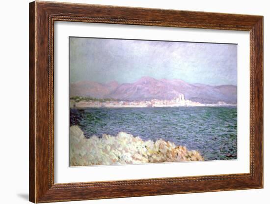 Gulf of Antibes, 1888-Claude Monet-Framed Giclee Print