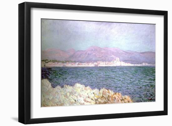 Gulf of Antibes, 1888-Claude Monet-Framed Giclee Print