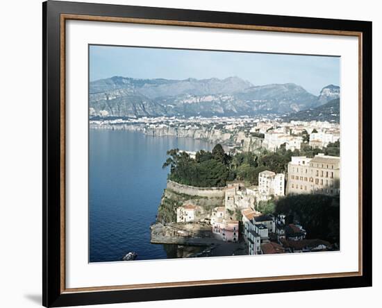 Gulf of Naples Italy Overlooking Sorrento and Nearby Mountains-null-Framed Photographic Print