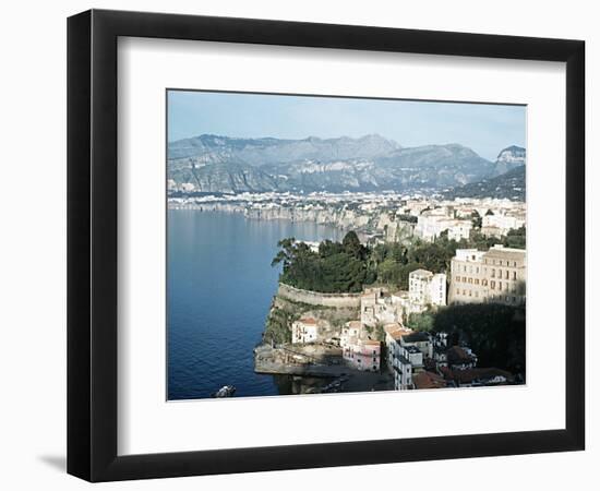 Gulf of Naples Italy Overlooking Sorrento and Nearby Mountains-null-Framed Photographic Print