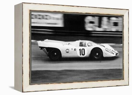 Gulf Porsche 917 in Action, C1970-C1971-null-Framed Premier Image Canvas