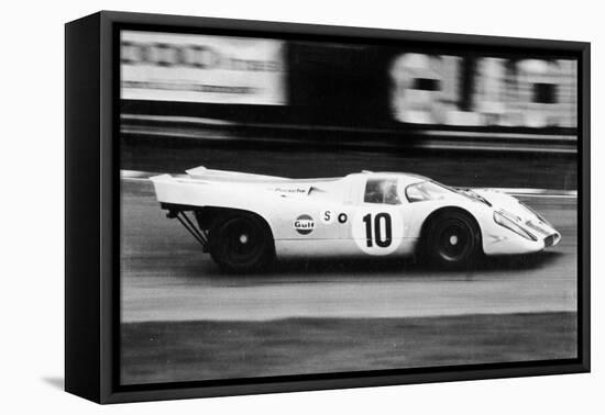 Gulf Porsche 917 in Action, C1970-C1971-null-Framed Premier Image Canvas