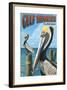 'Gulf Shores, Alabama - Brown Pelican' Art Print - Lantern Press | Art.com