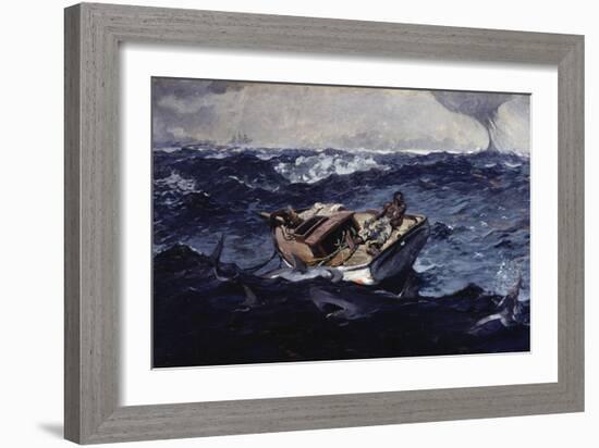 Gulf Stream-Winslow Homer-Framed Giclee Print