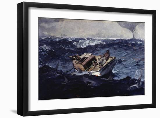 Gulf Stream-Winslow Homer-Framed Giclee Print