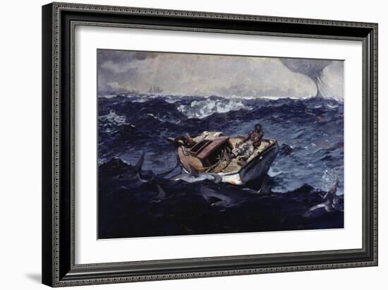 Gulf Stream-Winslow Homer-Framed Giclee Print