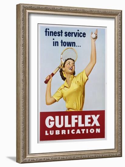 Gulflex Lubrication Poster-null-Framed Giclee Print