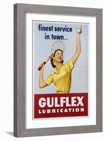 Gulflex Lubrication Poster-null-Framed Giclee Print