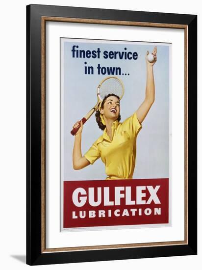 Gulflex Lubrication Poster-null-Framed Giclee Print