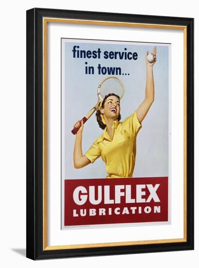 Gulflex Lubrication Poster-null-Framed Giclee Print