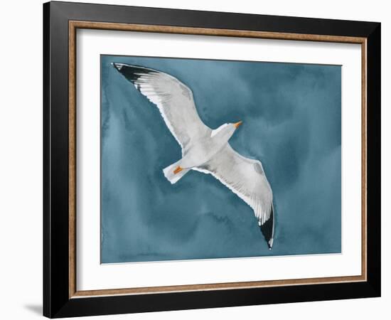 Gull in a Gale I-Grace Popp-Framed Art Print