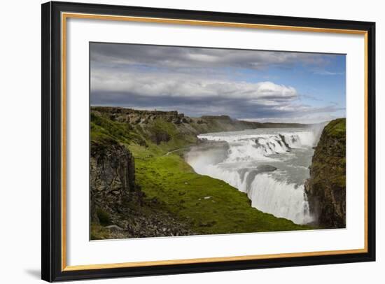 Gullfoss Waterfall, Golden Circle, Iceland, Polar Regions-Yadid Levy-Framed Photographic Print