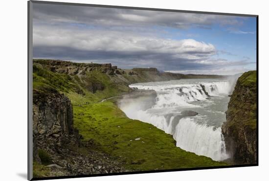 Gullfoss Waterfall, Golden Circle, Iceland, Polar Regions-Yadid Levy-Mounted Photographic Print