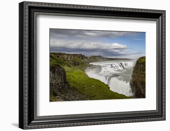 Gullfoss Waterfall, Golden Circle, Iceland, Polar Regions-Yadid Levy-Framed Photographic Print