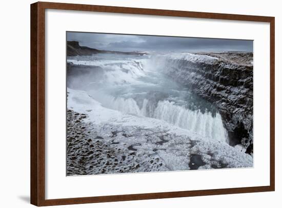 Gullfoss Waterfall, (Golden Falls), Iceland-null-Framed Photographic Print