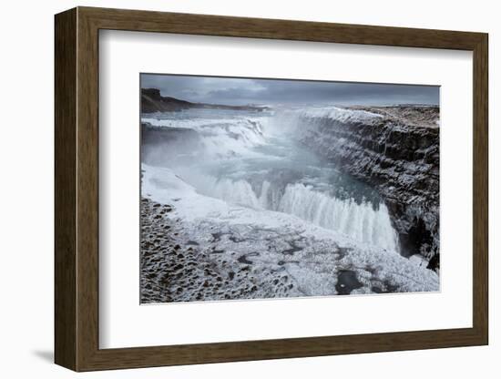 Gullfoss Waterfall, (Golden Falls), Iceland-null-Framed Photographic Print