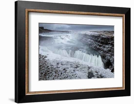 Gullfoss Waterfall, (Golden Falls), Iceland-null-Framed Photographic Print