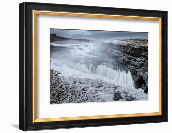 Gullfoss Waterfall, (Golden Falls), Iceland-null-Framed Photographic Print